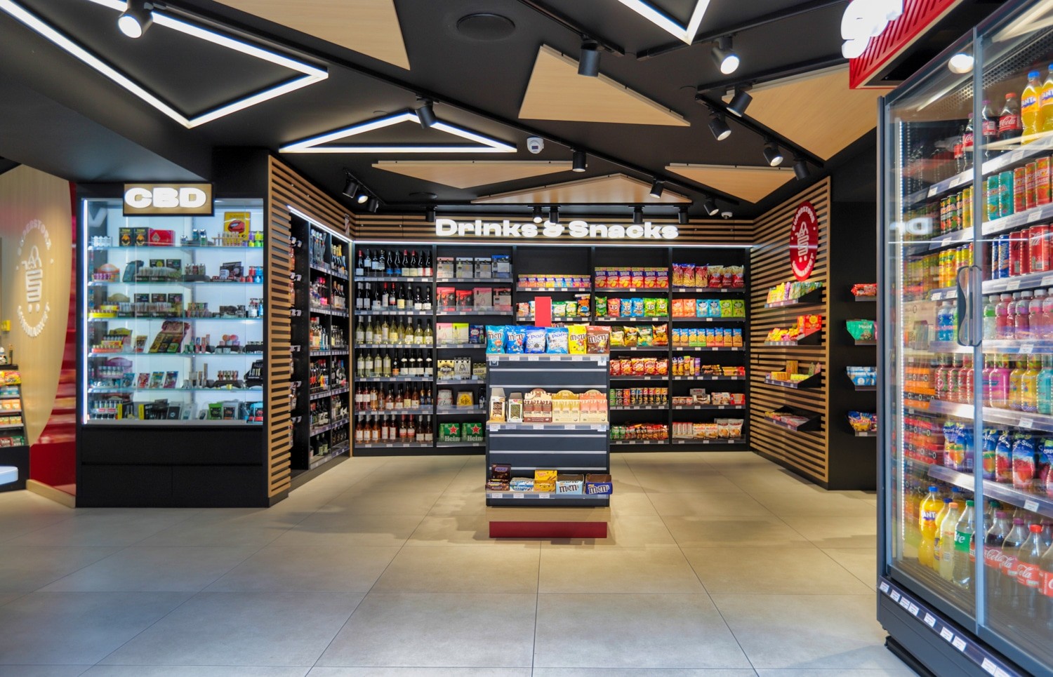 Superstore vue intérieur magasin