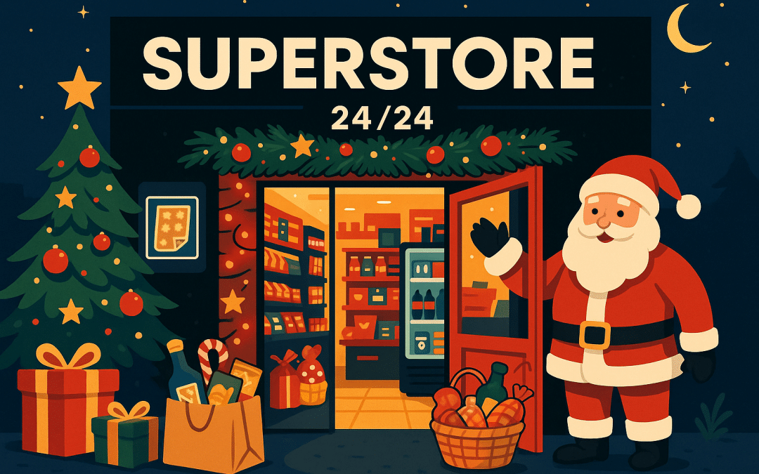 🎄🔥 La Survie des Fêtes : pourquoi SUPERSTORE devient votre meilleur allié de Noël (même quand tout part en vrille)