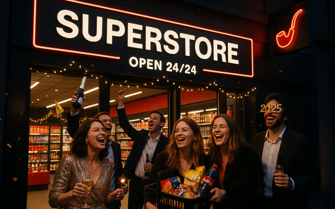 🥂✨ Réveillon 2025 : SUPERSTORE, votre QG officiel pour finir l’année en beauté (et commencer la suivante en légende)