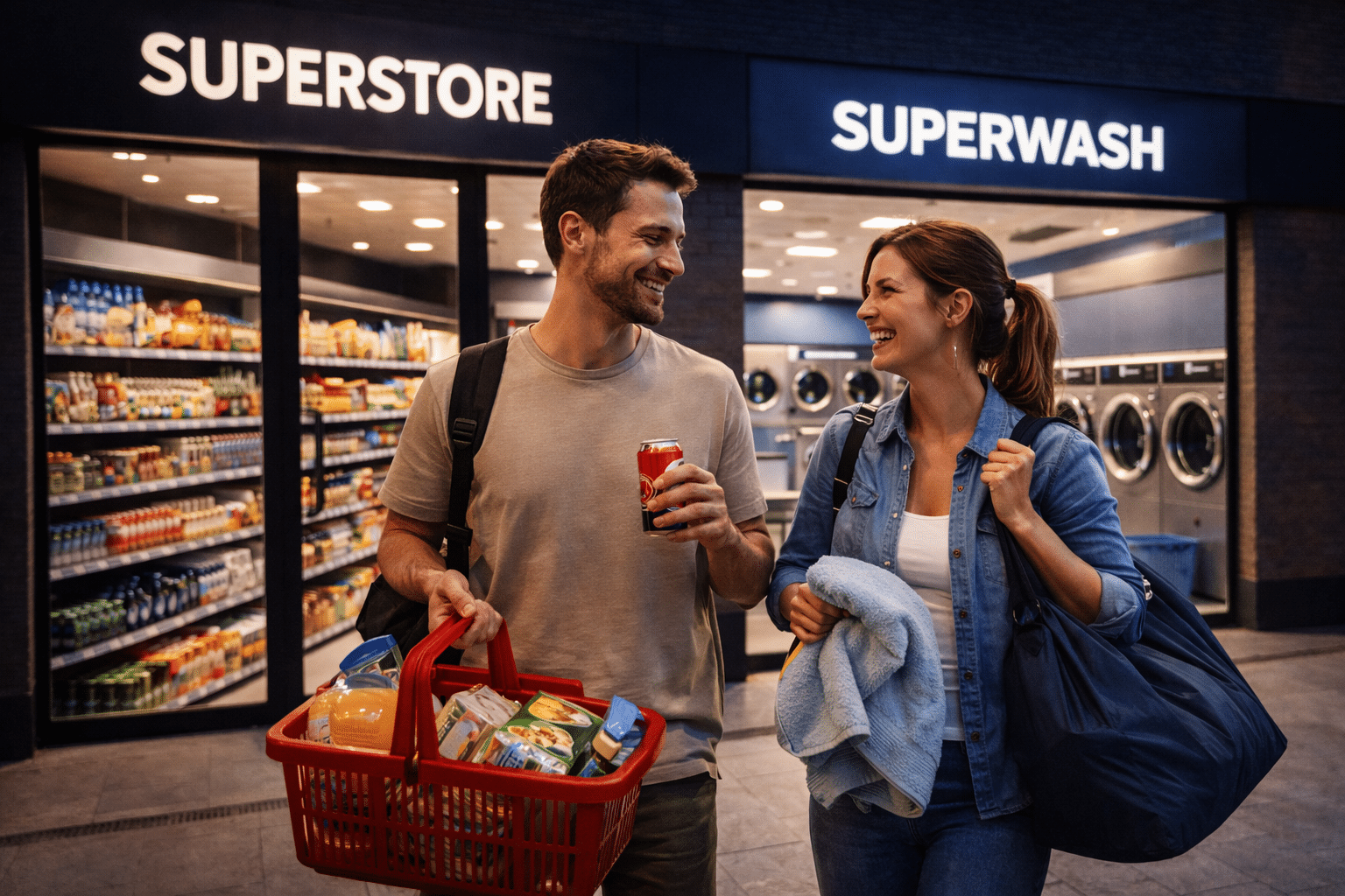 Derrière SUPERSTORE et SUPERWASH, une seule idée : vous faciliter la vie