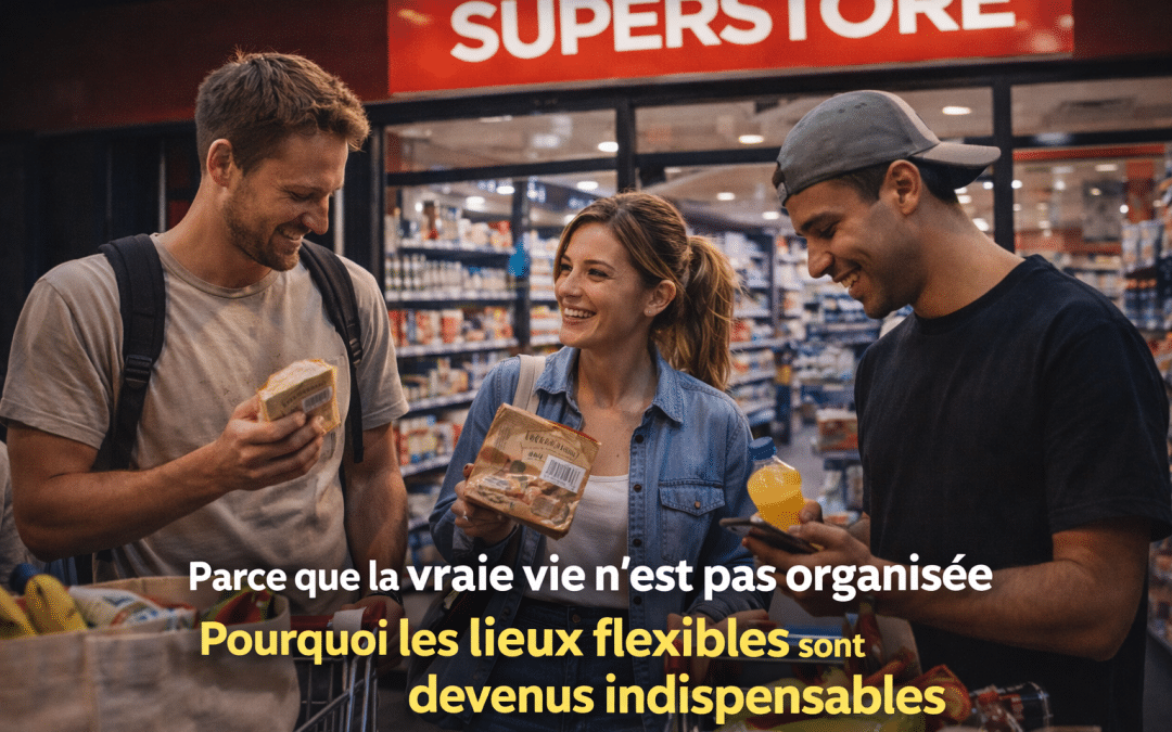 La vraie vie n’est pas organisée : pourquoi les lieux flexibles sont devenus indispensables